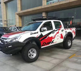 SLIMLINE JUNGLE FENDER FLARES FITS D-MAX DMAX 2012 - 2018 RT MODELS